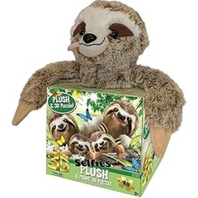 Uravas Store Prime 3D Peluş -Howard Robinsn Sloth Selfie ile Bulmaca 3D Bulmaca 48 Adet