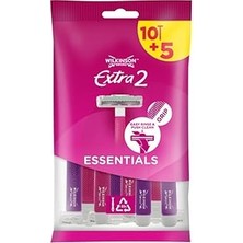 Uravas Store Wilkinson Ekstra Ii Beauty Tek Kullanımlık-Makinesi, Torba ile 15 Adet