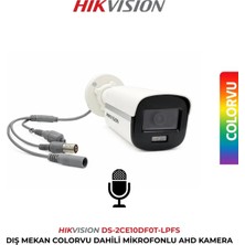 Hikvision DS-2CE10DF0T-LPFS Colorvu Kamera 2mp Dahili Mikrofon 2.8mm