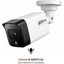 Dahua IPC-HDW1230TC1-SA 2mp 2.8mm Poe Bullet Sesli Mikrofonlu Ip Kamera