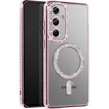 Olinea Galaxy A37 5g Joke Simli Magneticsafe Kılıf - Pembe