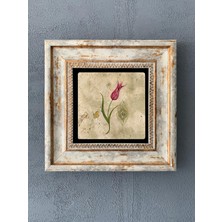 Oscar Stone Decor Çerçeveli Taş Duvar Dekoru 20 x 20 cm Doğal Taş ve Modern Tema ile Şık