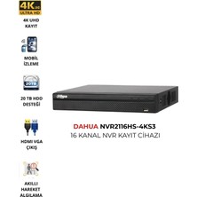 Dahua NVR2116HS-4KS3 16 Kanal Profesyonel Güvenlik Nvr