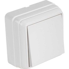 Mutlusan Bron Sıva Üstü Anahtar Beyaz ( 2160 301 0201)