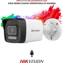 Hikvision DS-2CD1021G2-LIUF 2mp Gece Renkli Bullet Kamera Poe