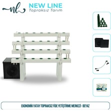 Newline Ekonomik Yatay Topraksız Fide Yetiştirme Merkezi - Beyaz