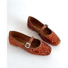 Modanı Seç Moden Taba Süet Babet Ayakkabı