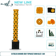 Newline 60 Fidelik Ekonomik Dikey Topraksız Tarım Kulesi - Sarı