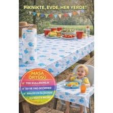Toyfest 5’li Rulo - 6 Metre 100X120 cm I Kullan At Masa Örtüsü Su Geçirmez Piknik Sofra Örtüsü