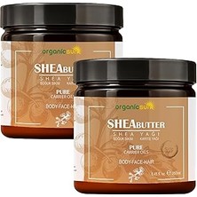 Uravas Store Shea Yağı 250 ml x 2 Adet |%100 Ham, Soğuk Pres, Rafine Edilmemiş, Shea Butter Karite | Kuru Cilt,