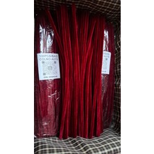 Mutkin 30 cm A079 Kod Şönil 🌺😊tüylü Hobi Çubuğu 100 Lü Paket