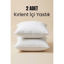Mefaks Tekstil 2 Adet Kırlent Içi – Silikon Dolgulu Kare Yastık Iç Dolgu 40X40 cm