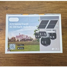 Icampro ICP-44GZ 4 Kameralı Aov Güneş Panelli Kamera Hieasy