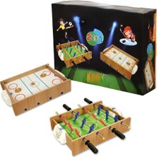Senka 412 Ahşap Hokey ve Masa Maçı Oyunu