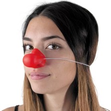 Senka Kırmızı Renk Lastikli Burun Palyaço Burun