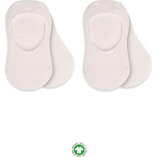 Senka 2'li Penye Babet Silikonlu Basic Çorap 30104 Ekru Ekru