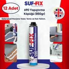 Suf-Fix 690 Pu Yapıştırıcı Köpük 750ML 12 Adet – Toptan Paket Montaj Köpüğü