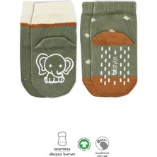 Senka 2'li Hayvan Figür Kaymaz Kız Soket Çorap 10120 Nil