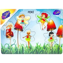 Senka Ahşap Tutmalı Peri Kızı Puzzle