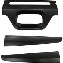 Mitsubishi L200 2007 - 2015 Arka Kapak Açma Kaplaması Siyah