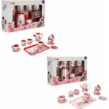 Senka 4939 Nessiworld Metal Çay Seti̇ Çi̇çek Dsn 2A 12PRÇ