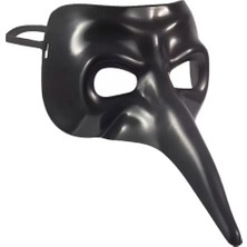 Senka Siyah Uzun Burun Veba Doktoru Maskesi