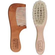 Senka Doğal Keçi Kılı Fırça ve Tarak Seti