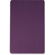 Fuchsia Tab S7 Fe 12,4 Inç Koruyucu Ince Folyo Sert Arka Akıllı Kapak Kılıf