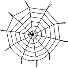 Senka Halloween Cadılar Bayramı Örümcek Ağ Dekor Siyah 1.5 Metre