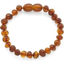 Senka Kehribar Bebek Bilekliği 588 Koyu Bal