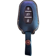Minimalim Leather Craft Peugeot Citroen Opel Akıllı Anahtar Deri Kılıfı – Psa Grubu Deri Kılıf - Hakiki Deri El Yapımı