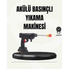 Asiltech 48V Şarjlı Basınçlı Yıkama Makinesi Kablosuz Su Tabancası