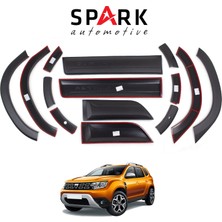 Spark Oto Aksesuar Dacia Duster 2018-2024 Yıl Aralığı Uyumlu Dodik Set 12 Parça