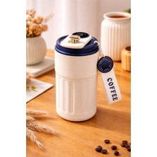 Fidanx Termos Dijital Sıcaklık Göstergeli Paslanmaz Çelik Isı Yalıtımlı Termos Bardak Kupa 450 ml