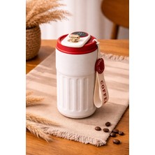 Fidanx Termos Dijital Sıcaklık Göstergeli Paslanmaz Çelik Isı Yalıtımlı Termos Bardak Kupa 450 ml