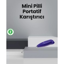Asiltech Mutfak Için Mini El Mikseri – Kahve, Süt, Krema ve Sos Karıştırıcı