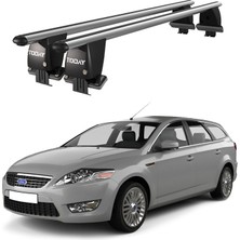 Today Auto Royal Ford Mondeo Iıı (2010-2014) Uyumlu Gri Kilitli Ara Atkı Port Bagaj Tavan Barı