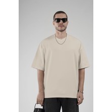 Bisiklet Yaka Oversize Erkek Süprem Tişört