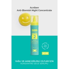 Isdin Acniben Anti-Blemish Night Concentrate 27 ml Yağlı ve Akne Eğilimli Ciltler İçin Gece Serumu 