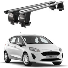 Today Auto Royal Ford Fiesta Vıı (2017 ve Sonrası) Uyumlu Gri Kilitli Ara Atkı Port Bagaj Tavan Barı