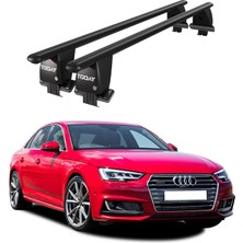 Today Auto Royal Audi A4 (2015-2019) Uyumlu Siyah Kilitli Ara Atkı Port Bagaj Tavan Barı