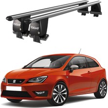 Today Auto Royal Seat Ibiza Iv (2008-2017) Uyumlu Gri Kilitli Ara Atkı Port Bagaj Tavan Barı