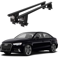 Today Auto Royal Audi A3/s3 (2013-2019) Uyumlu Siyah Kilitli Ara Atkı Port Bagaj Tavan Barı