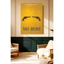 Mushen Studio Mushen Studıo Taxi Driver You Talking To Me Ikonik Film Posteri Çerçevesiz Kanvas Tablo