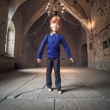 Hureggo Vintage Orijinal ''harry Potter Karakteri Ron Waasley''figür Bebek & 26 cm