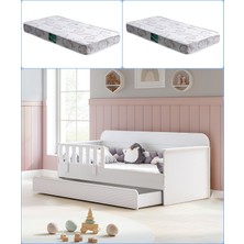 Setay Yavrulu Karyola, Vizyon Yavrulu Montessori Karyola + 2 Adet Comfort Yatak