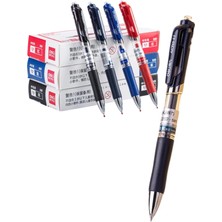 Deli Gel Pen Şeffaf Gövde 0.5 mm Siyah 1 Adet