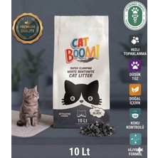 Cat Boom Aktif Karbonlu %100 Topaklanan Kedi Kumu 10 Lt.