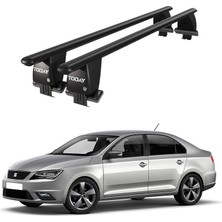 Today Auto Royal Seat Toledo (2011 ve Sonrası) Uyumlu Siyah Kilitli Ara Atkı Port Bagaj Tavan Barı