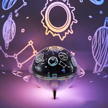 WİderMarkt Uzay Temalı Yıldız Projektör / Hava Nemlendirici - LED Gece Lambası Ortam Işığı